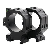 Wheeler 2-piece scope rings with six-hole design for secure mounting and stability.