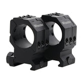 Wheeler 2-piece picatinny rail scope rings with anti-cant indicator for precise leveling.