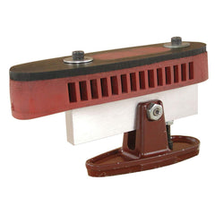 Wheeler Engineering recoil pad installation fixture with rigid aluminum base