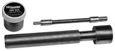 Wheeler rifle receiver lapping tool, dimensions 10.5 inches by 4.4 inches by 1.5 inches, black finish