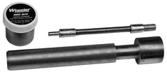 Wheeler rifle receiver lapping tool, dimensions 10.5 inches by 4.4 inches by 1.5 inches, black finish