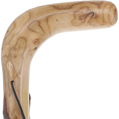 Whistle Creek walking stick removable rubber tip for resizing and versatile trail use