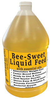 White River Bee Supply Bee-Sweet liquid feed bottle for nectar-like feeding in hives