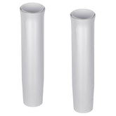 White Water 53303AL-2PK rod holder installed on boat rail for secure mounting.