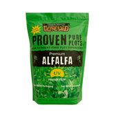 Whitetail Products Gone Wild alfalfa seed packaging with UV protection for germination