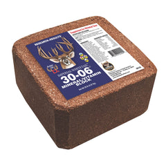 Whitetail Institute 30-06 Mineral Block front package view, balanced minerals for antler growth.