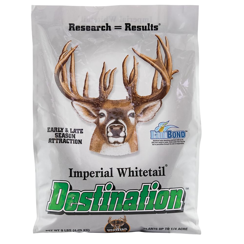 Whitetail Institute Destination seed bag front highlighting palatability for deer