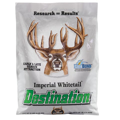 Whitetail Institute Destination seed bag front highlighting palatability for deer