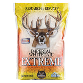 Whitetail Institute Extreme seed bag highlighting drought-tolerant forage for deer