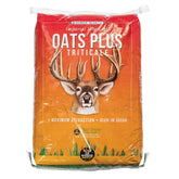 Whitetail Institute Oats Plus bag front label highlighting premium deer attractant.