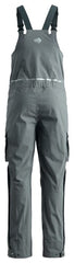 Storm-flap and leg zipper detail for dry protection