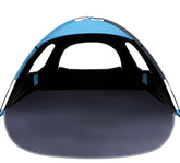 WhiteFang Beach Tent blue anti-UV shade with extended floor for family outing
