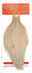 Whiting Farms Hen Cape Pale Watery Dun for precise dry fly wings and natural collars
