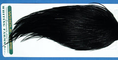 Whiting Farms High & Dry Hackle Cape Black for versatile dry fly and streamer patterns