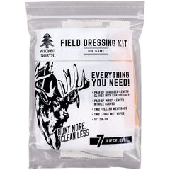 Wicked North big game field dressing kit gloves shoulder-length for easier field dressing