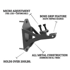 Wicked North Hang Up fully-assembled bracket ready for quick mounting.