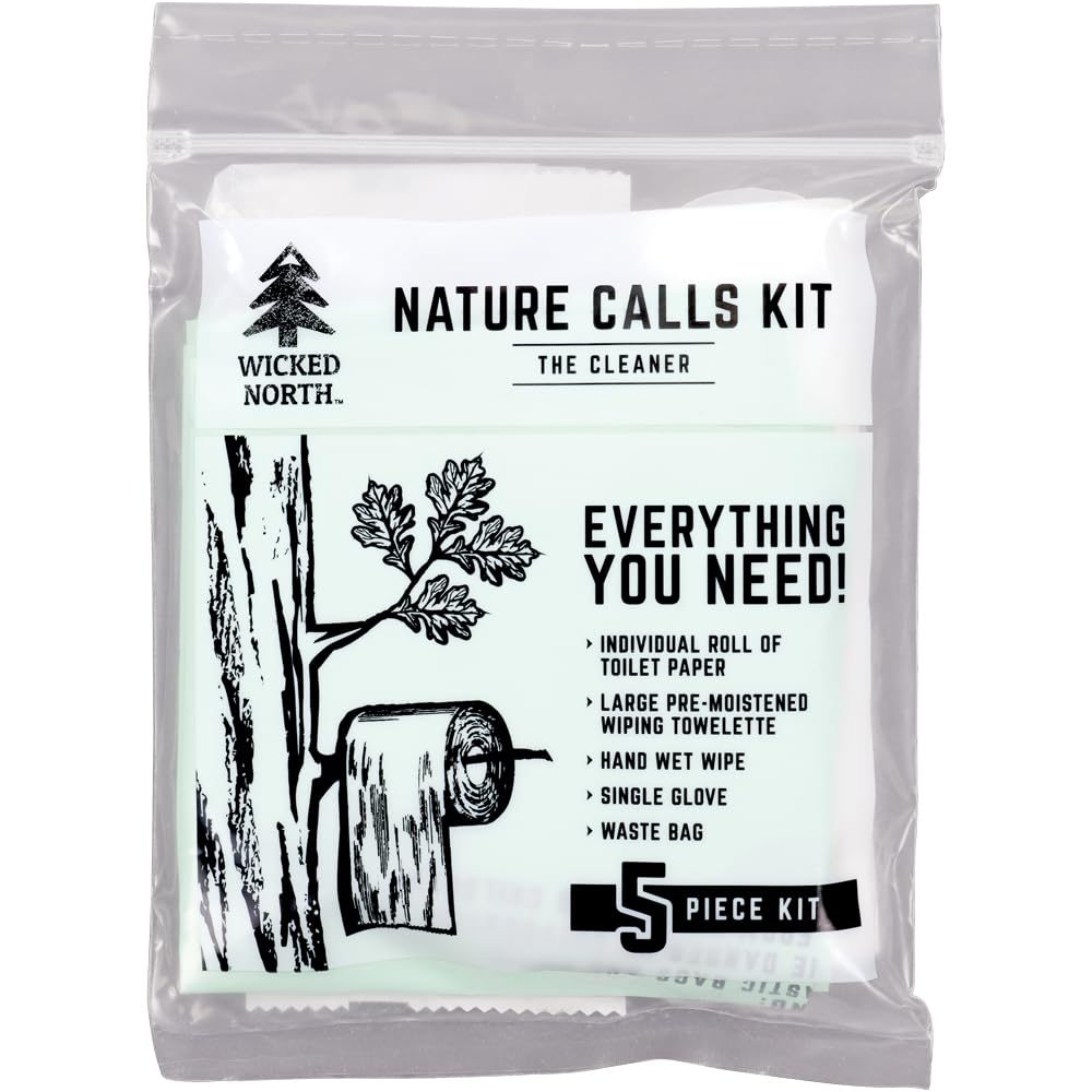Wicked North Nature Calls kit: roll of toilet paper for on-site privacy
