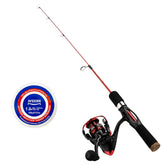 WIDDEN ice fishing rod and reel combo 27-inch size in silver and black