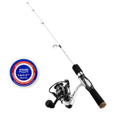 WIDDEN ice rod combo 27in, ready-to-use setup for versatile ice fishing.