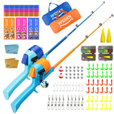 WIDDEN Kids fishing pole collapsible rod for easy travel and quick setup.