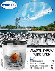 Wide Open Nets net designed for saltwater and freshwater use across environments.
