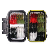 Wifreo Woolly Bugger flies in a 30-piece box, open display.