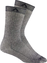 Wigwam Merino Comfort Hiker 2 sock Navy front view promotes breathable warmth for hiking.