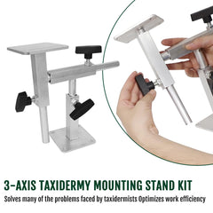 WIKIBB sturdy aluminium base 10x10cm supports a range of mounts.