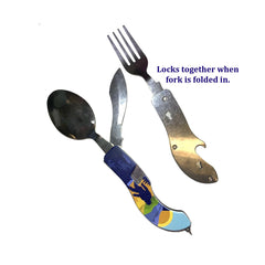 Wilcor Bigfoot travel-ready utensils for outdoor meals