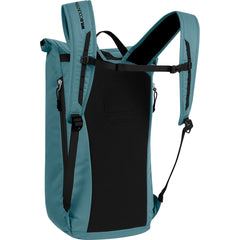 Wild Country Flow Backpack 26L main compartment fits harness, shoes, and gym clothes.