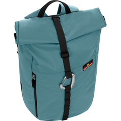 Wild Country Flow Backpack front compartment with side zipper for valuables.