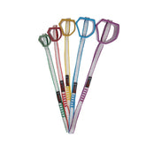 Wild Country Rockcentric hexes, lightweight and anodized multicolored finish for easy placement on climbs.