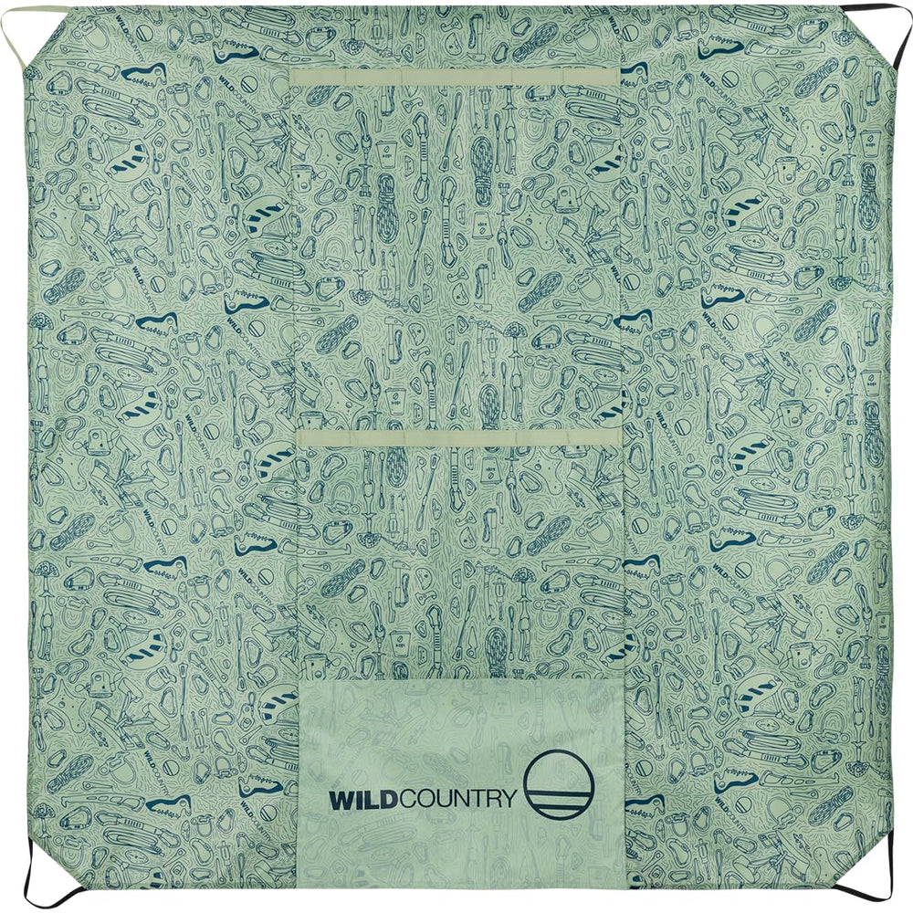 Wild Country Rope Tarp with corner handles for easy transport and setup