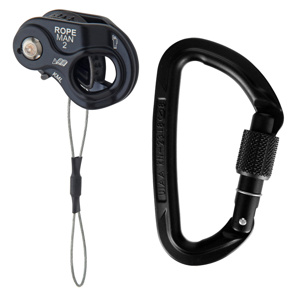 Wild Country Ropeman 2 ascender with upgraded side plates for lighter weight and strength.