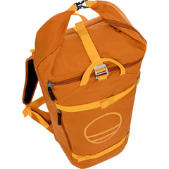 Wild Country Stamina Gear Bag interior showcases organized space for racks and gear.