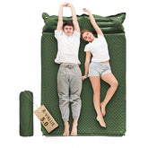 Wild Fun double sleeping pad front view shows two-person space for camping.