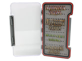 Wild Water 72-piece nymph assortment box keeps flies organized for quick on-water selection.