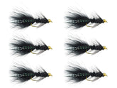 Wild Water bead head black wooly bugger size 10 for versatile freshwater fishing