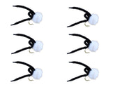 Wild Water Black Egg Juan Fly size 12 shows realistic drift for trout fishing