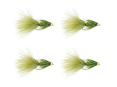 Wild Water cone head olive Wooly Bugger size 8, deep-water trout lure.