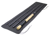 Wild Water 9ft 9wt grip close-up showing secure cork handle for comfort.