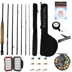 Wild Water rod 9ft 5wt 7pc with travel-friendly design for easy casting