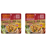 Wild Zora Bedrock Beef Chili 2-pack pouch, ready-to-eat for camping.