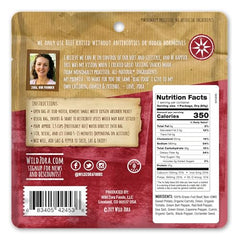 Wild Zora Bedrock Beef Chili 2-pack serving, convenient backpacking meal.