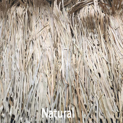 Wildfowler Grass Mats natural side view highlighting layered palm strands for added texture