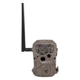 Wildgame Innovations Encounter Cell camera front view showing cellular connectivity for remote scouting.
