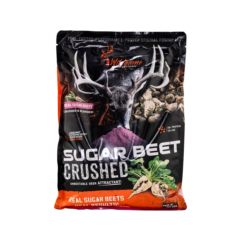 Wildgame Innovations Sugar Beet Crushed in a sturdy 5 lb bag attracts deer from afar