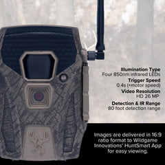 Wildgame Innovations Terra XT 2.0 customizable capture settings enable flexible field monitoring.