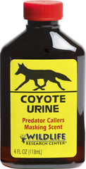 Wildlife Research Center 523 coyote urine bottle for predator attraction and trapping lure