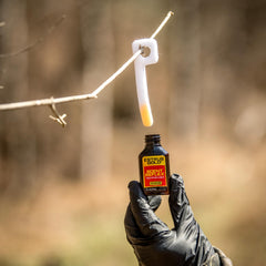 Wildlife Research Center Estrus Gold scrape-refresh aids scent layering around your area.